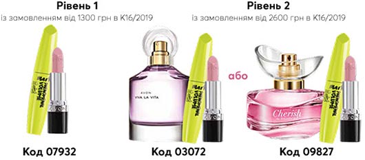 Акція Ейвон в кампаніЇ 16 2019