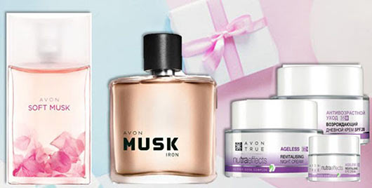 Нежный цветочный аромат Avon Soft Musk для Неё, чувственный Avon Musk Iron для Него